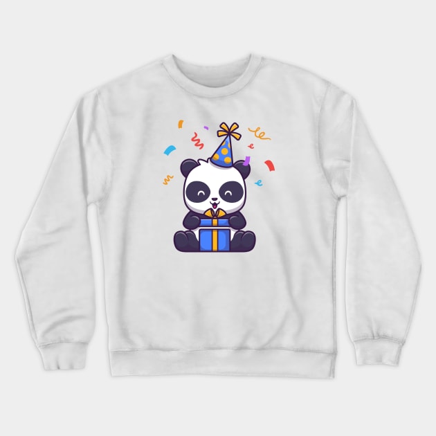 Cute panda gift Crewneck Sweatshirt by Catalyst Labs